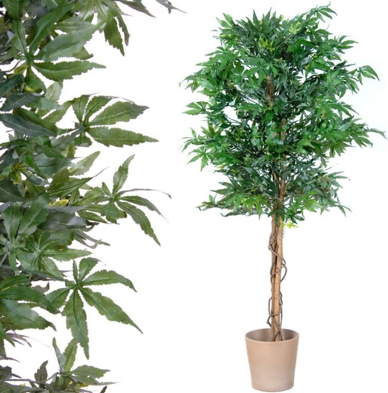 Tuin Sztuczny kwiat - Konopie indyjskie 150 cm