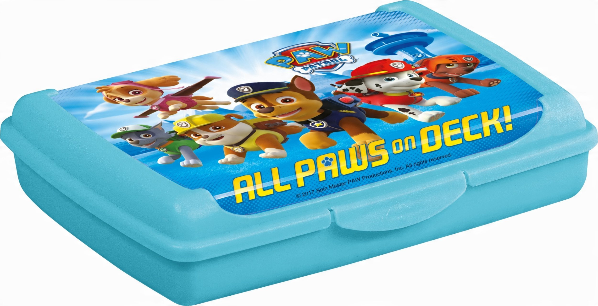 Partikas uzglabasanas trauks deco-click-box mini 0 5L Olek "Paw Patrol" 17x13x3 5cm zils 4052396031218