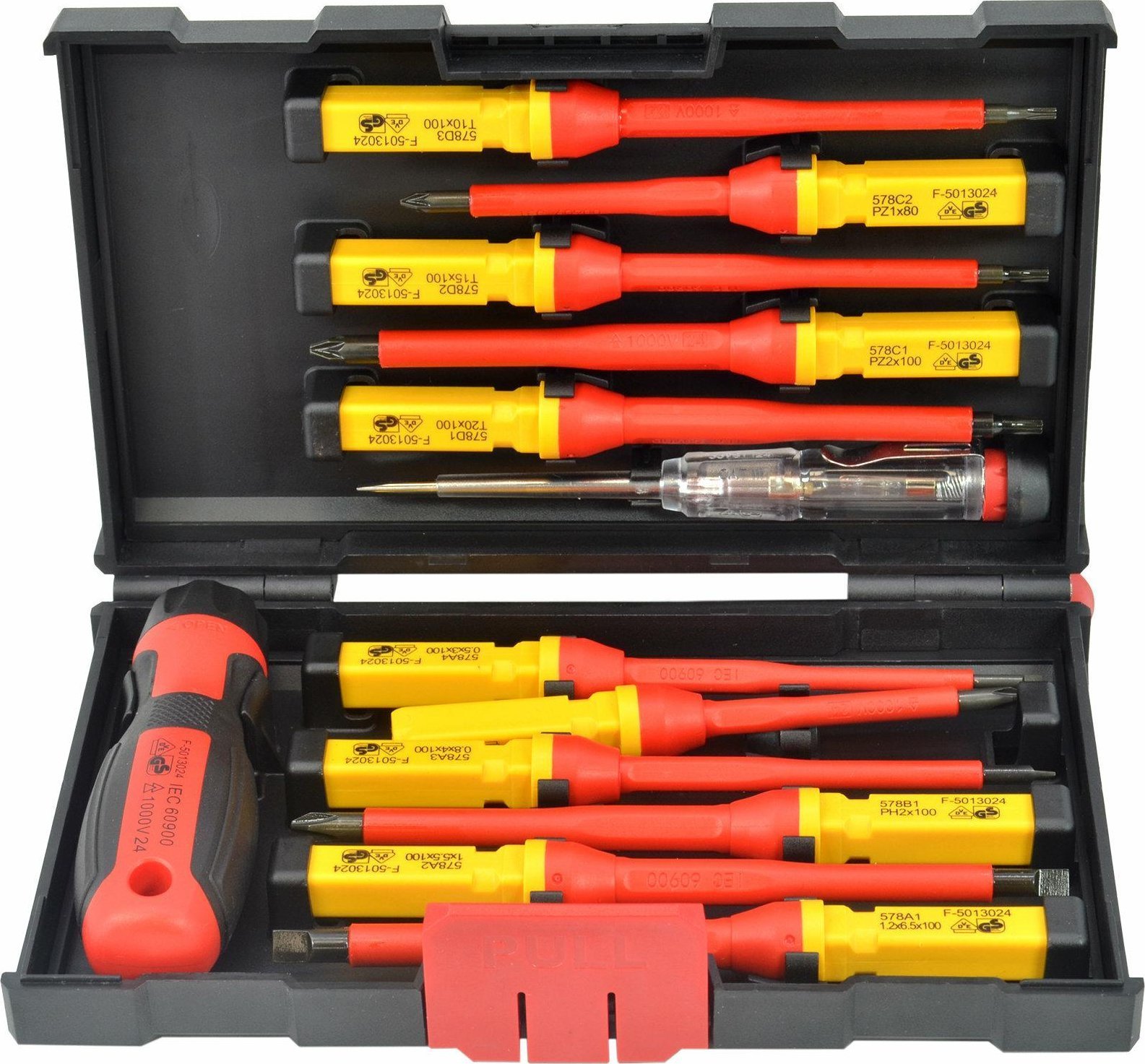 AWTools AWTOOLS ZESTAW WKRĘTAKÓW IZOLOWANYCH 1000V VDE S2/13SZT.