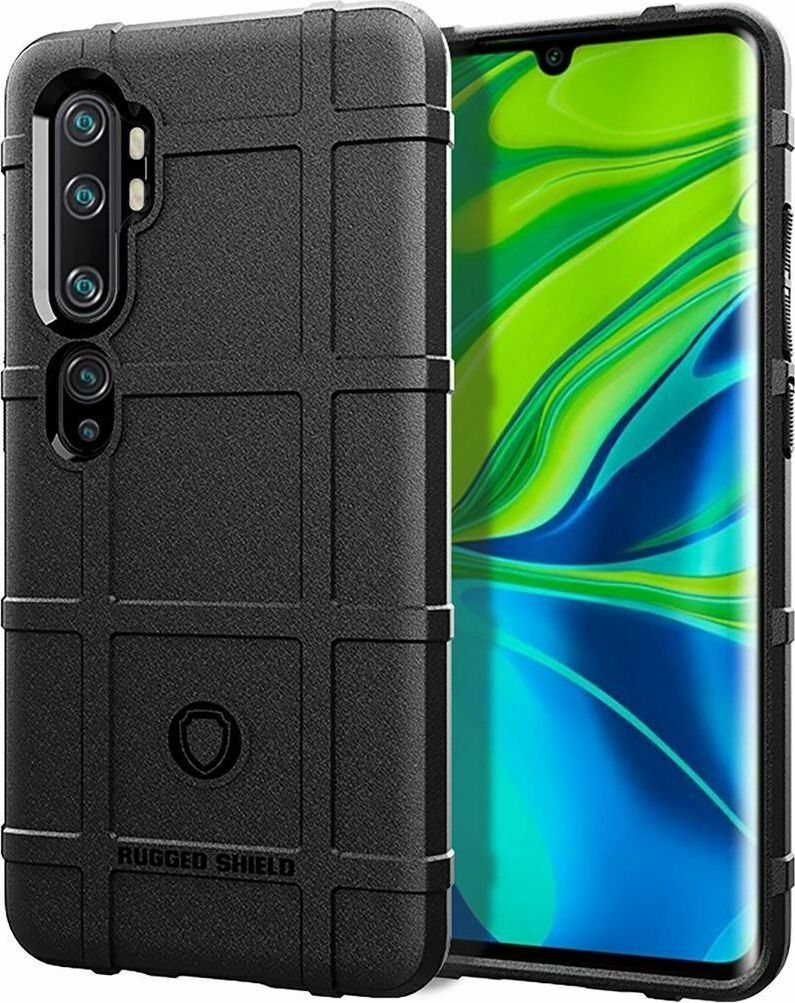 Etui XIAOMI MI NOTE 10 Pancerne Rugged Square czarne uniwersalny