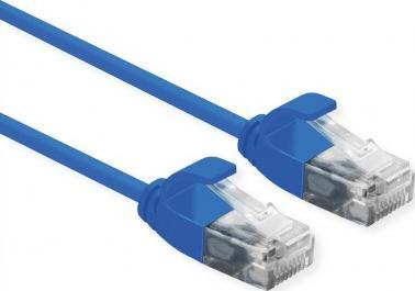Roline Patchcord ROLINE data center UTP kat. 6A (klasa EA), LSOH, Slim, niebieski, 1,5 m