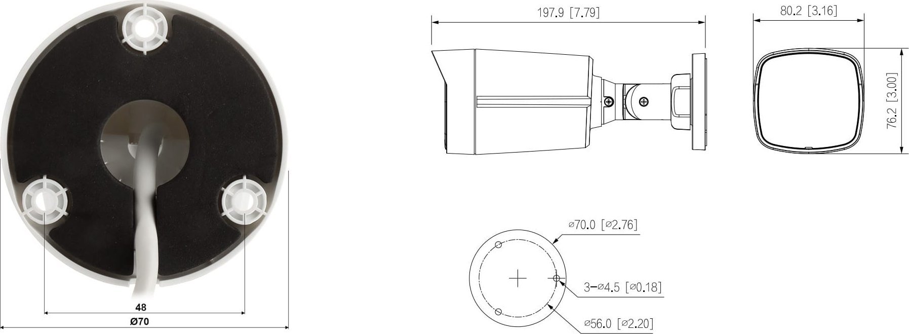 Kamera IP Dahua Technology KAMERA IP IPC-HFW1239TL1-A-IL-0360B Smart Dual Light - 1080p 3.6mm DAHUA
