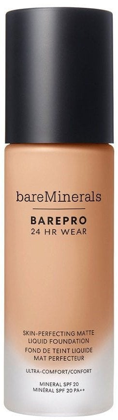 bareMinerals BarePro 24HR Wear Skin-Perfecting Matte Liquid Foundation SPF20 matujący podkład w płynie Medium 32 Cool 30ml