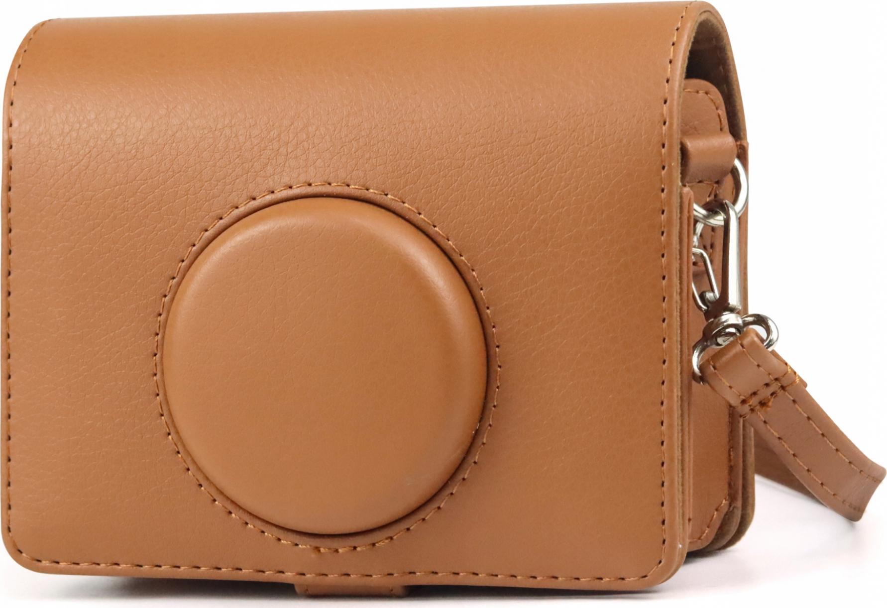 Pokrowiec LoveInstant Futerał Etui Pokrowiec Do Fujifilm Instax Mini Evo / Brązowy