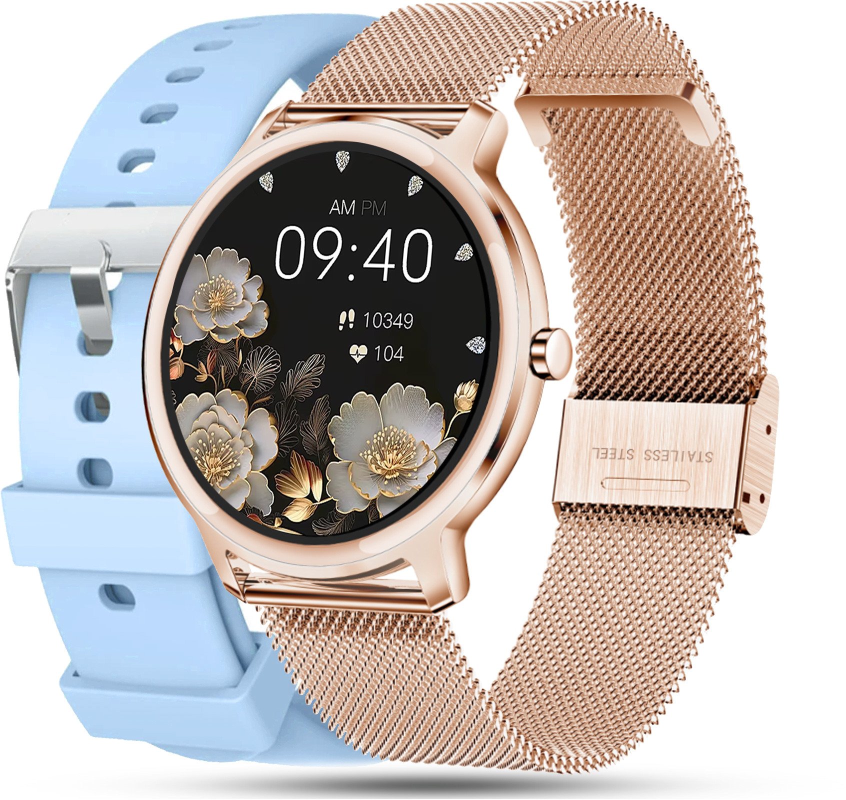 Zegarek SMARTWATCH RUBICON rosegold