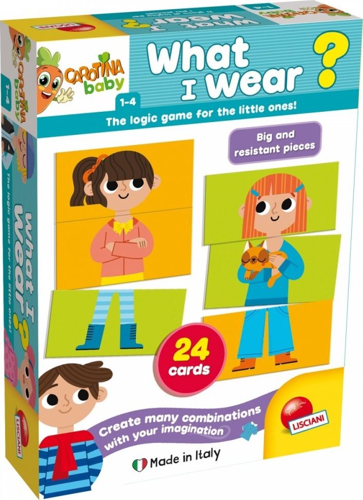 Lisciani Gra Carotina Baby Co Do Ubrania?