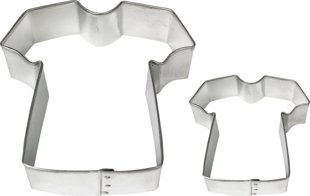 PME Zestaw 2 metalowych foremek dziecięca koszulka
