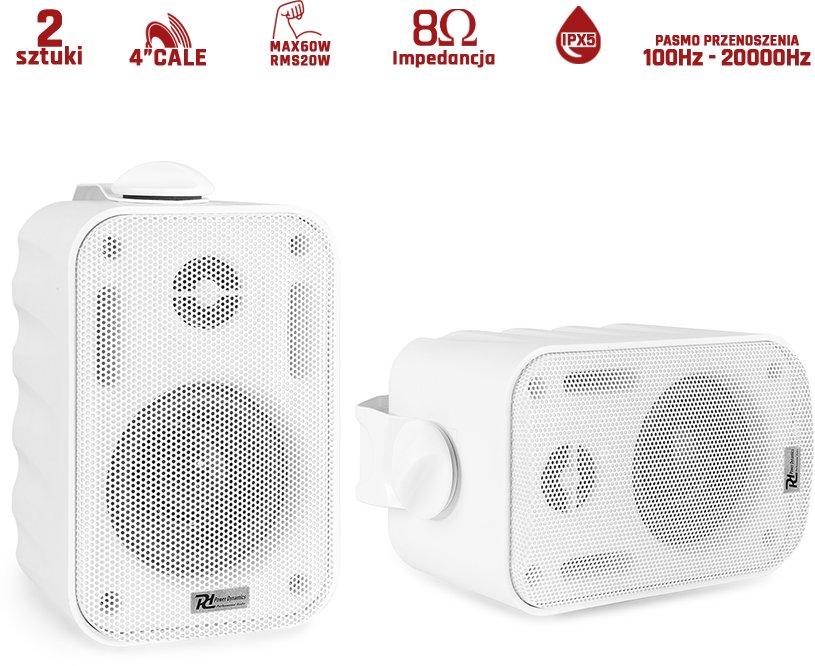 Kolumny instalacyjne 100V 3" 60W IPX5 PD BC30V one size