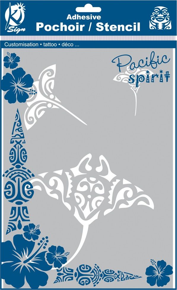 Ki-Sign Szablon A4 21x30 cm Manty Maori