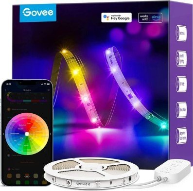 Taśma LED Govee Govee H618A Inteligentne światło paska Wi-Fi/Bluetooth Biały