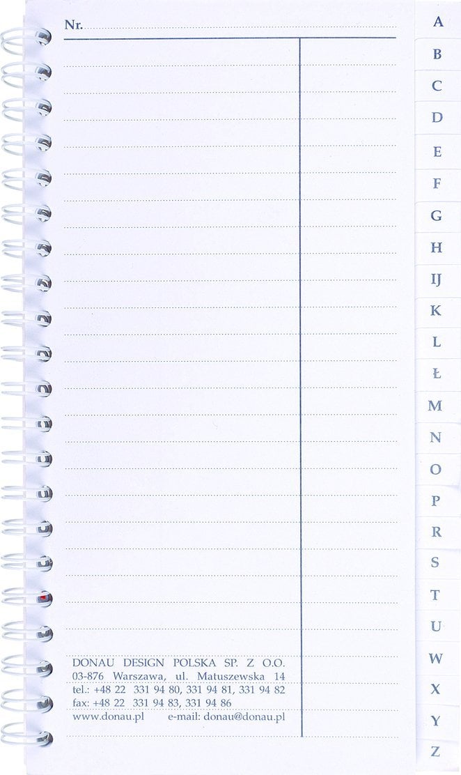 Skorowidz telefoniczno-adresowy