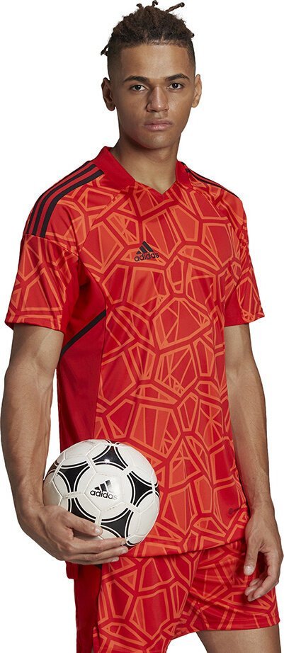 Adidas Koszulka męska Condivo 22 Goalkeeper Jersey Short Sleeve czerwona H21238 L