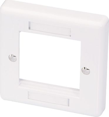 Lindy Single AV Face Plate for GBtype single Pattress Box - 60541