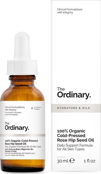 The Ordinary The Ordinary, 100% Organic Cold-Pressed, Rose Hip Seed Oil, Zimnotłoczony organiczny olej z dzikiej róży, 30ml