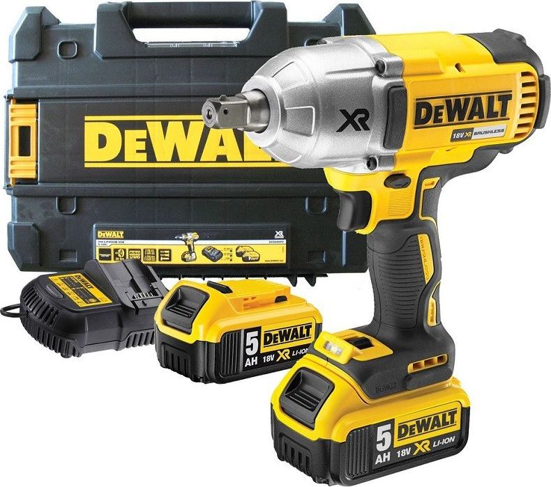 Klucz udarowy Dewalt 18V XR 1/2" 2 X 5Ah (DCF899P2-QW)