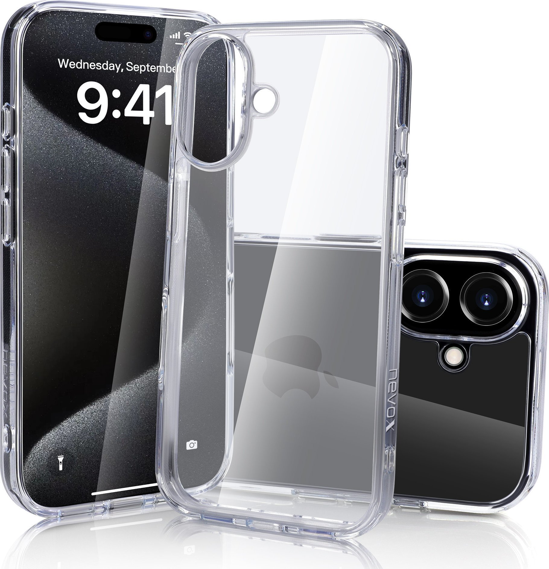 Nevox nevox StyleShell SHOCKFlex iPhone 16 Plus transparent