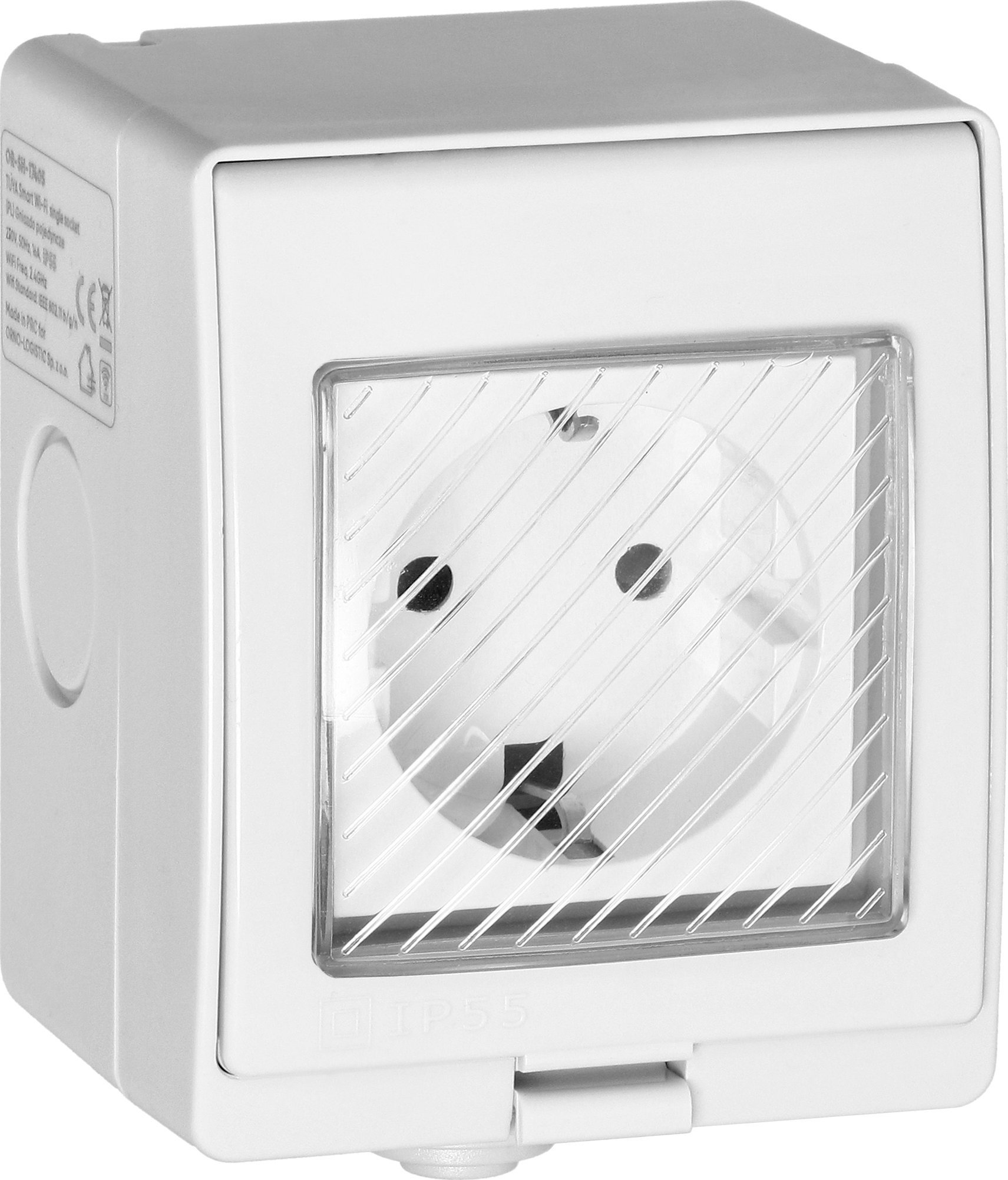 Orno Gniazdo natynkowe IP55 Tuya Smart Wi-Fi, Schuko
