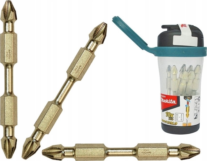 Makita Koncowki wkretakowe skretne PZ2 10szt.