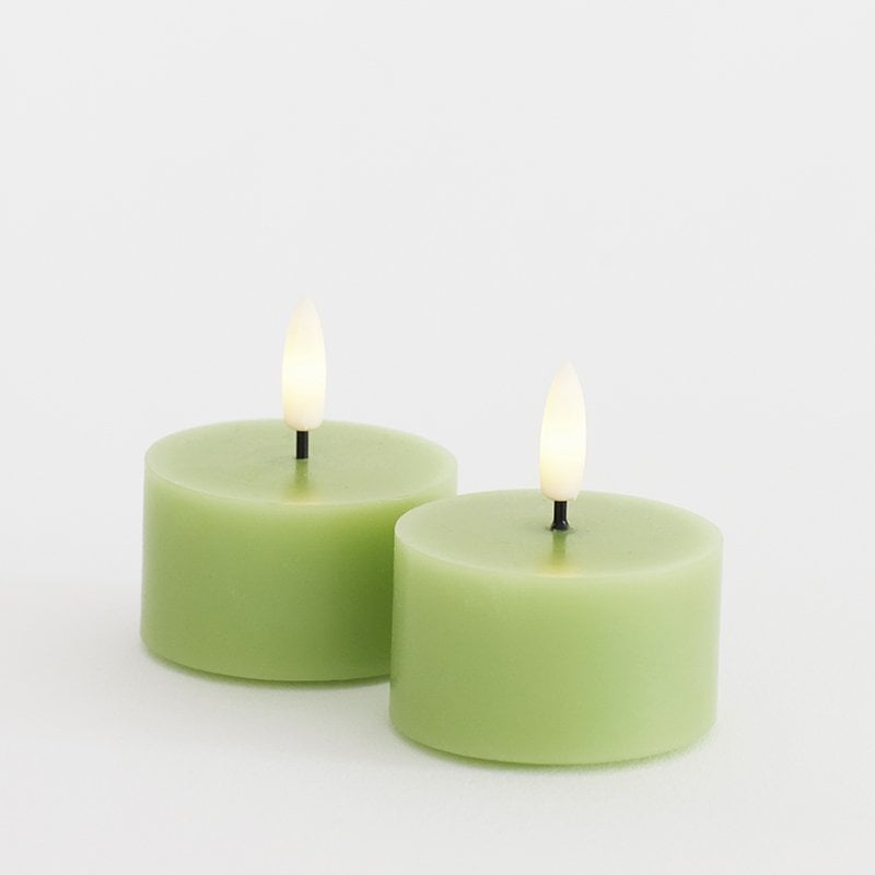 Lampa stołowa Antalis Sille Świeczki tealight 2 szt. zestaw Ø6xH3,4cm Spring Green