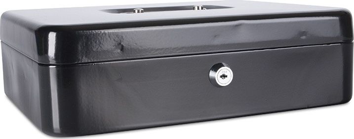 Donau Kasetka na pieniądze DONAU, ekstra duża, 300x90x240mm, czarna