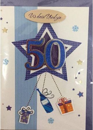 Panorama Karnet urodziny B6 Premium 62 + koperta