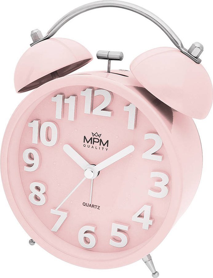 MPM Budzik MPM C01.4056.21 Bell Alarm Retro .