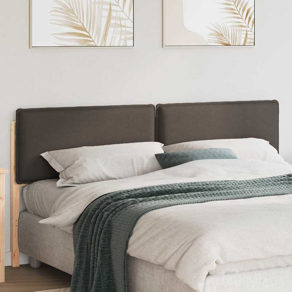 vidaXL Tapicerowane wezgłowie w kolorze naturalnym i jasnoszarym 180 cm