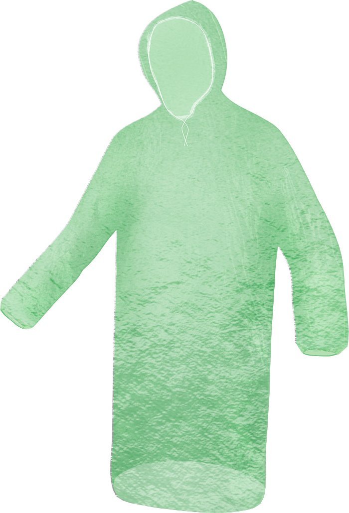 Neo Płaszcz przeciwdeszczowy z kapturem kieszonkowy (63-176)