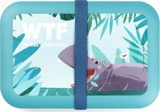 Amuse Lunchbox z gumką Hippo / Amuse