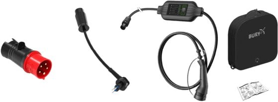 Powerbank THB Bury Bury PowerFlash tragbares Ladegerät PF9050 SET CH