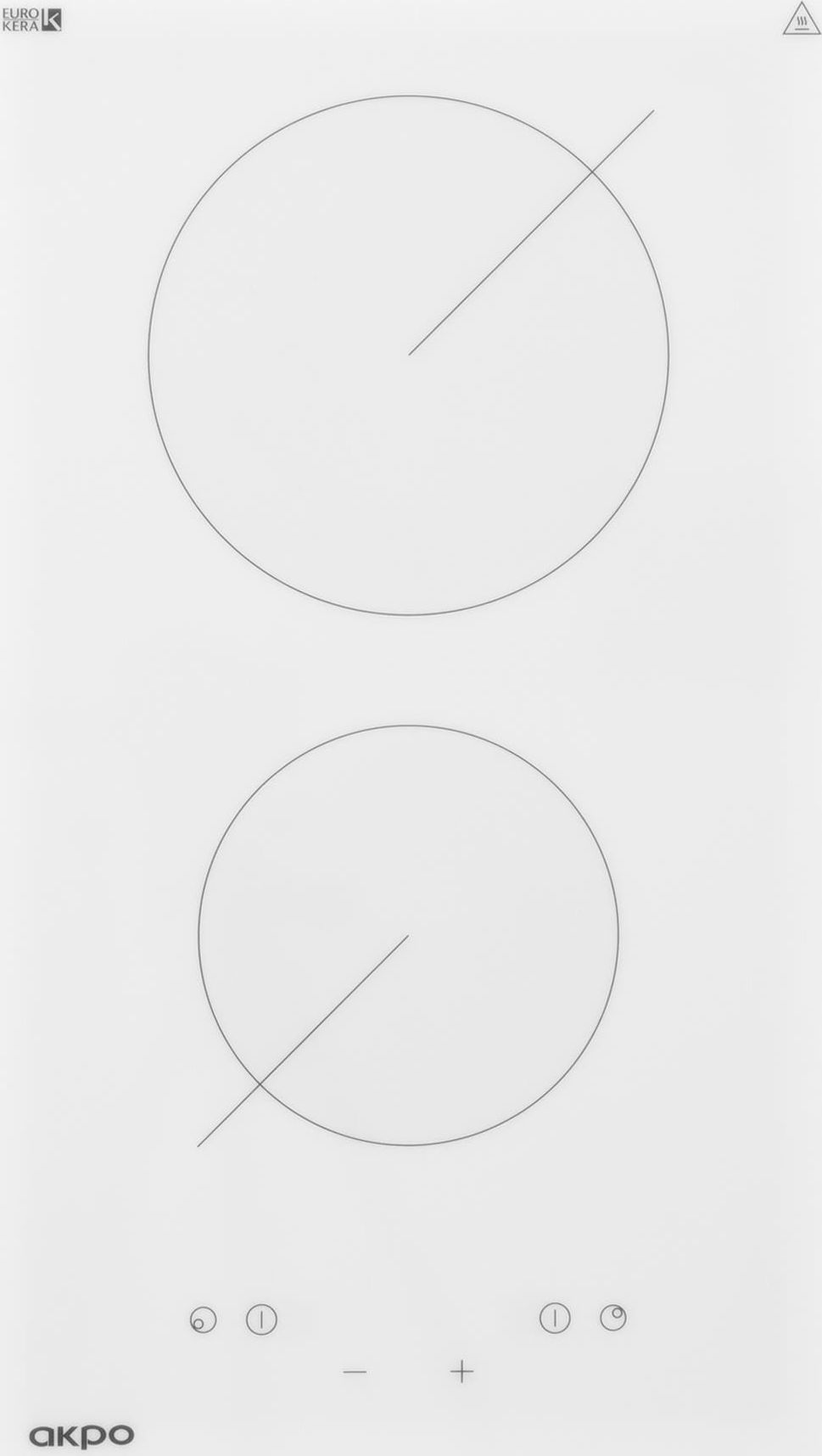 Płyta grzewcza Akpo PKA 30 830/2 biała