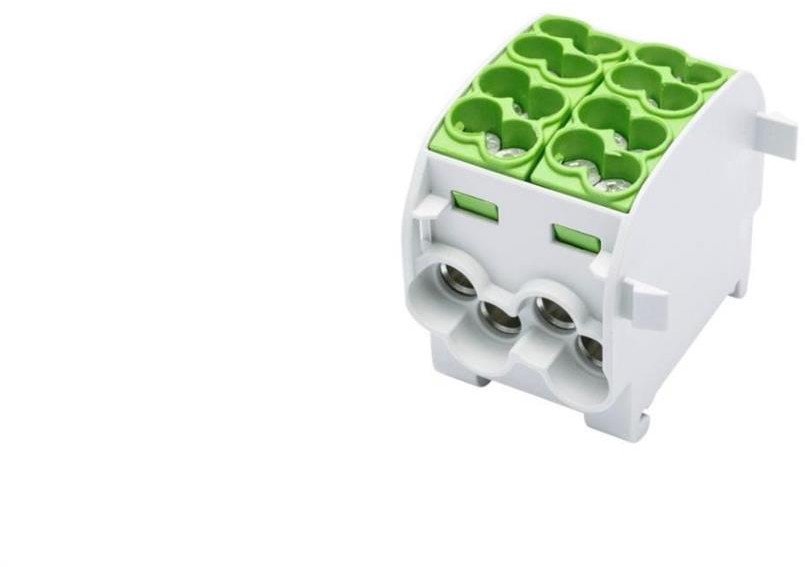 Blok rozdzielczy-odgałęźny Al/Cu SCB 25-2 (80120) SIMBLOCK jednobiegunowy 2x25mm2 zielony 81505005