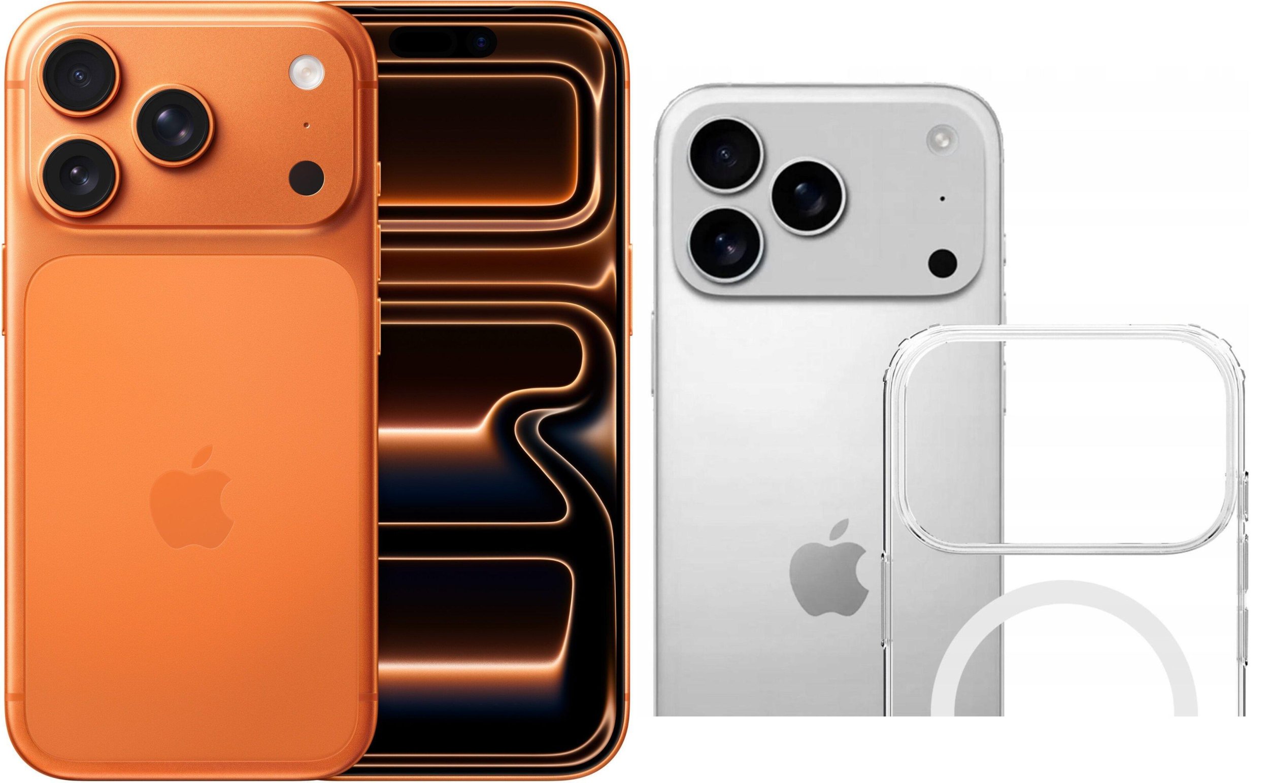 Smartfon Apple iPhone 17 Pro 5G 12/256GB Pomarańczowy (MG8H4) + Etui Armor MagCase