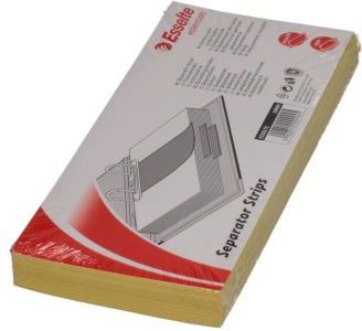 Esselte Separator kartonowy 1/3 A4 100szt. żółty (ET6948)