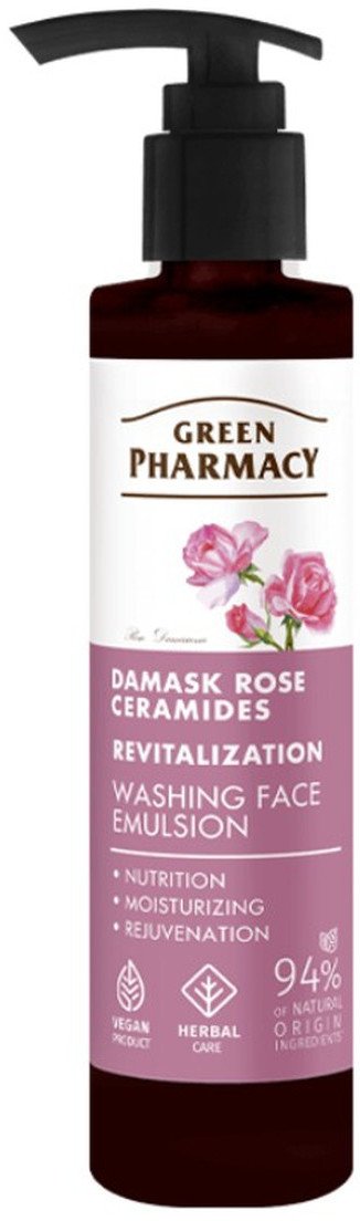 Green Pharmacy Emulsja do mycia twarzy Róża Damasceńska i Ceramidy 150ml