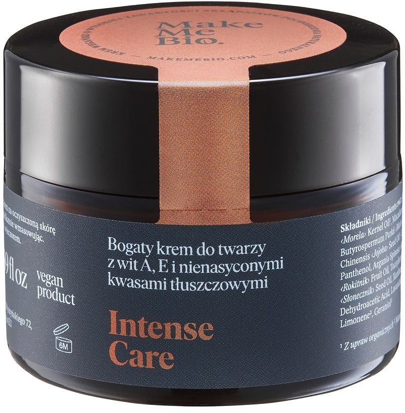 Make Me Bio Intense Care krem do twarzy z witaminami A + E i nienasyconymi kwasami tłuszczowymi 50ml