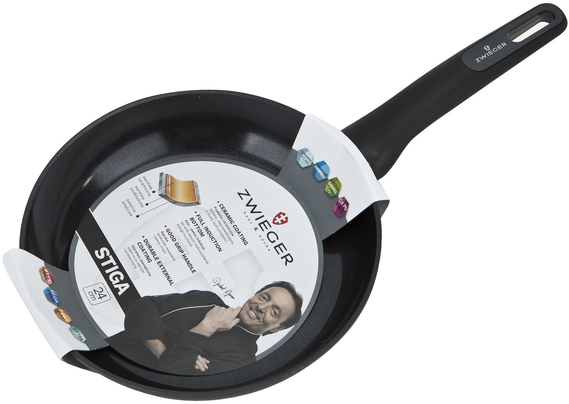 Patelnia tradycyjna 24 cm Stiga na indukcję