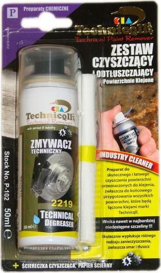 Technicoll Zestaw do czyszczenia i odtłuszczania powierzchni klejonych 50 ml Technicoll