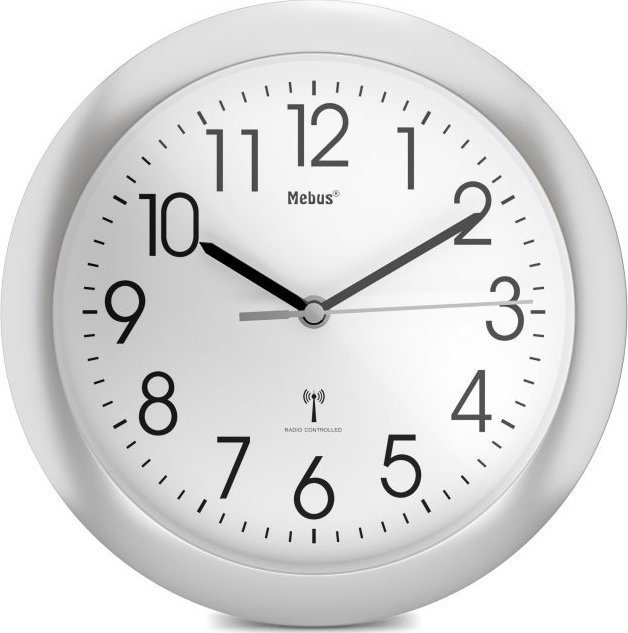 Mebus Mebus 52451 wireless wall clock silver