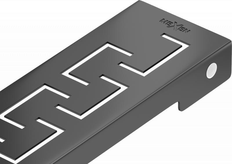 Mexen Mexen M15 maskownica do odpływu liniowego 80 cm czarna - 1724080