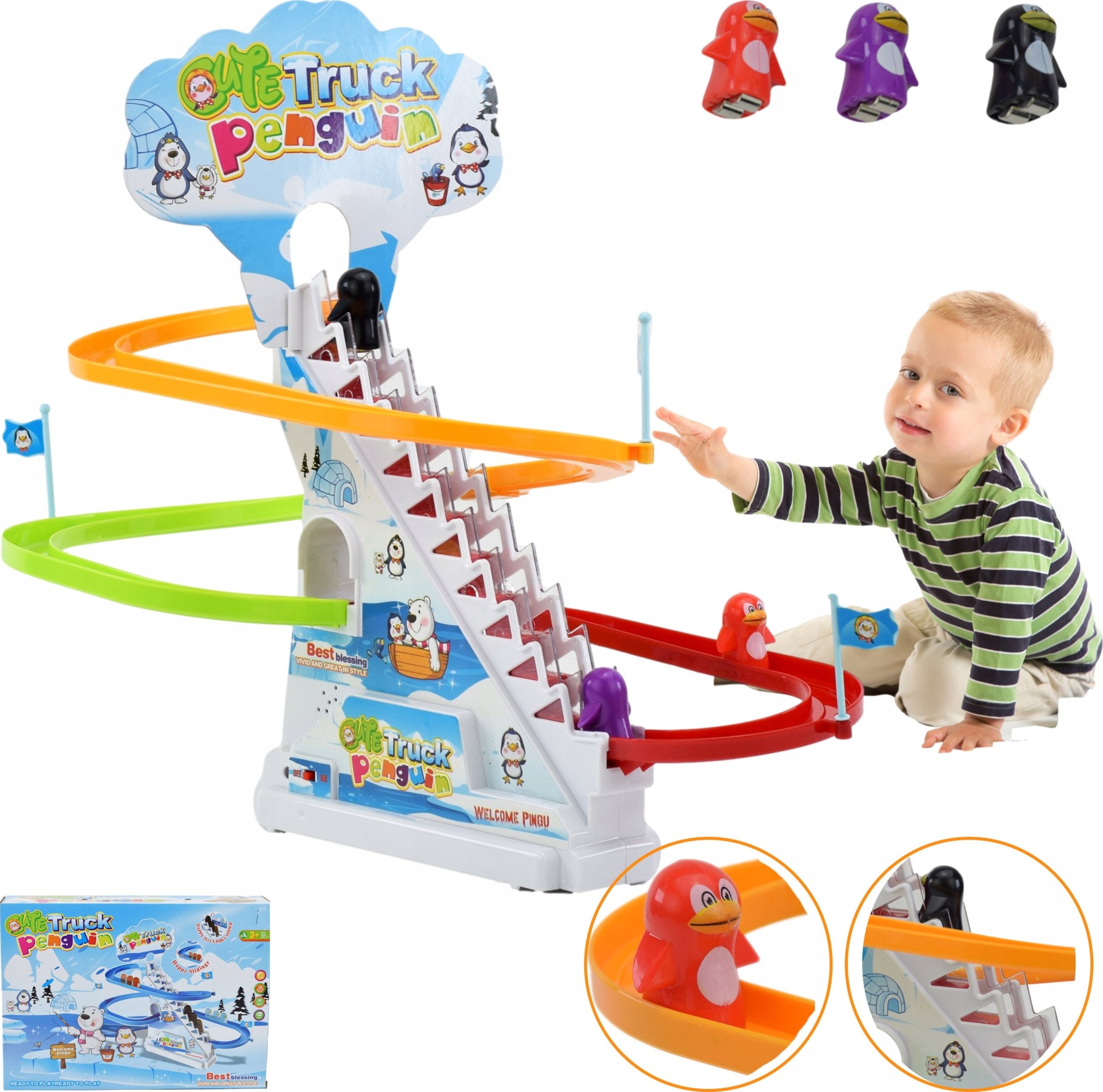 Skleplolki DUŻY INTERAKTYWNY TOR ZJEŻDZALNIA GRA AUTOMATYCZNA