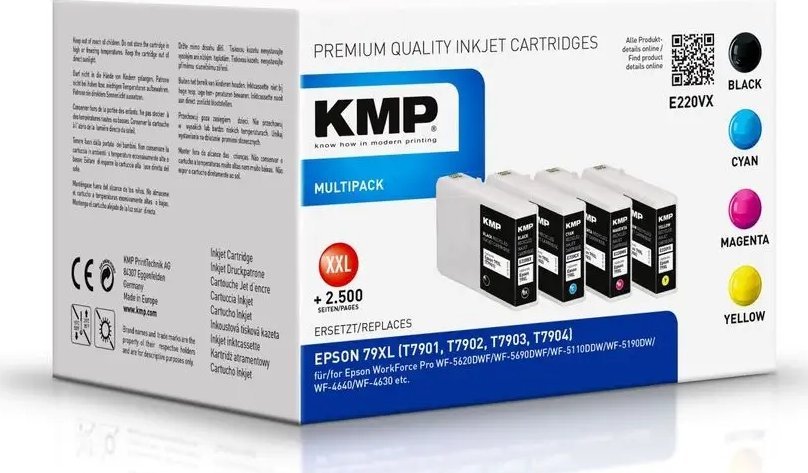 KMP MULTIPACK E220VX - Kartridż z tuszem Czarny (16284005)