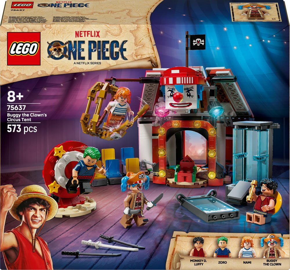 LEGO One Piece Namiot cyrkowy klauna Buggy’ego (75637)