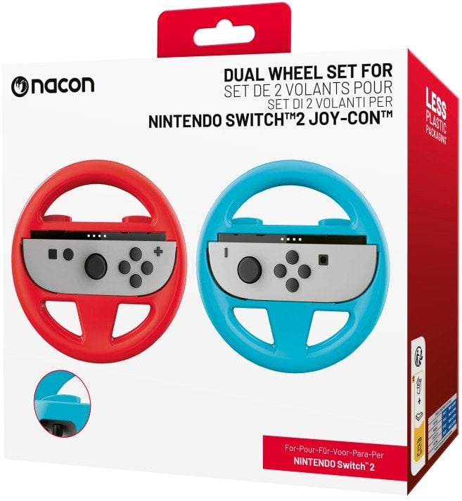 NACON SWITCH2 Kierownice uchwyty do Joy-con (czerwony/niebieski)