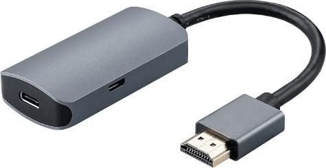 Adapter USB MicroConnect USB-C - HDMI Szary (HDMIUSB3.2)