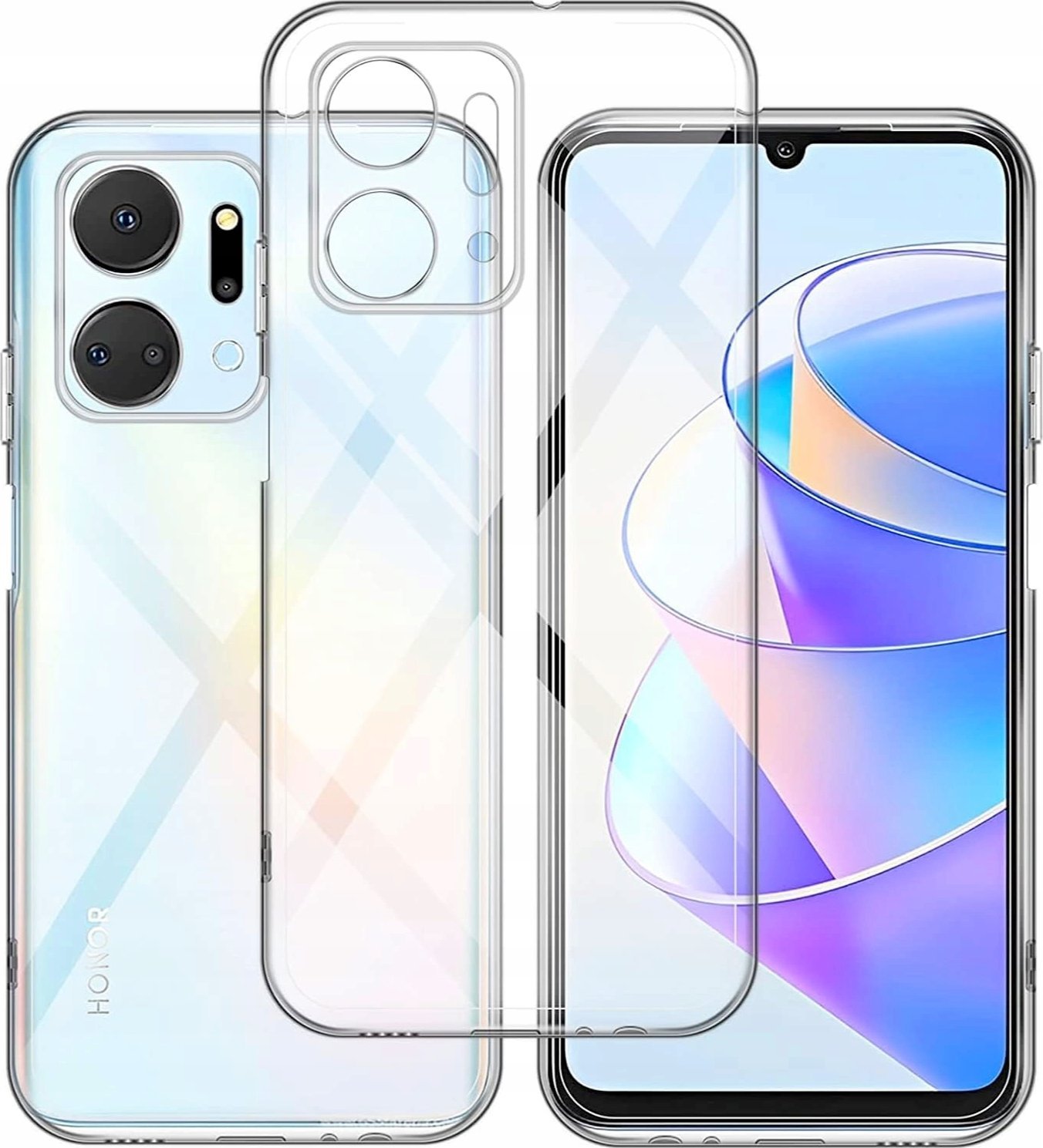 Hello Case ETUI DO HUAWEI HONOR X7A GUMOWE OBUDOWA CASE SILIKON SLIM POKROWIEC COVER