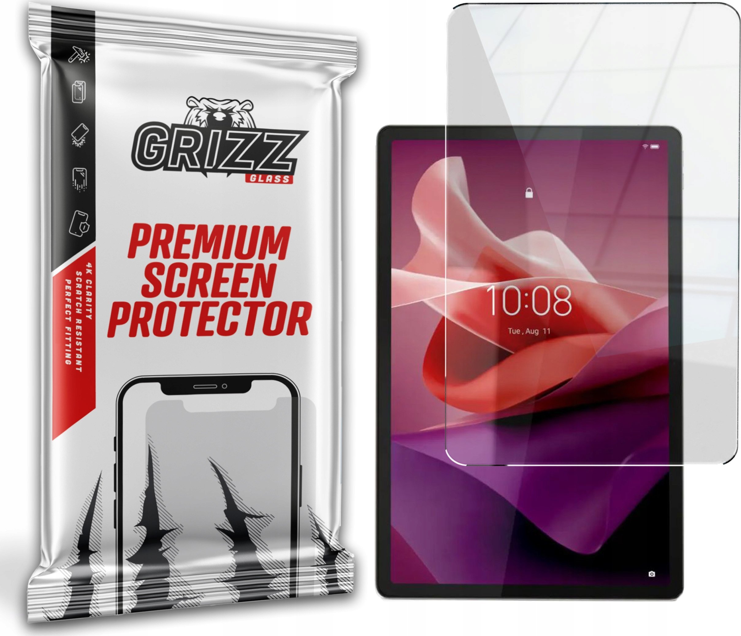 GrizzGlass Szkło hybrydowe GrizzGlass HybridGlass do Lenovo Tab P12