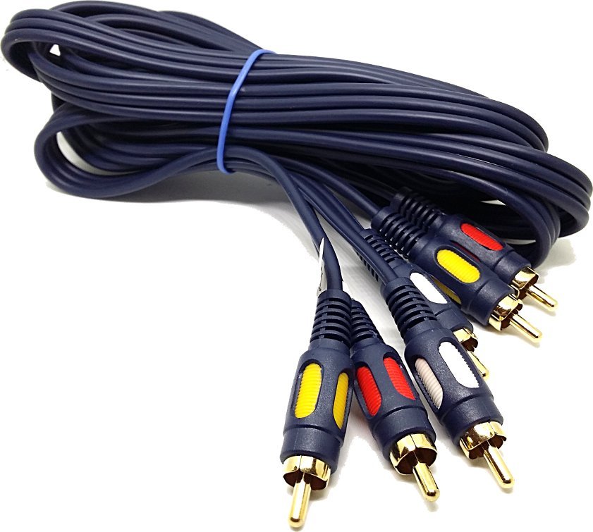 Kabel Vitalco KABEL 3XRCA - 3XRCA CHINCH 3- RCA łezka 5m fv