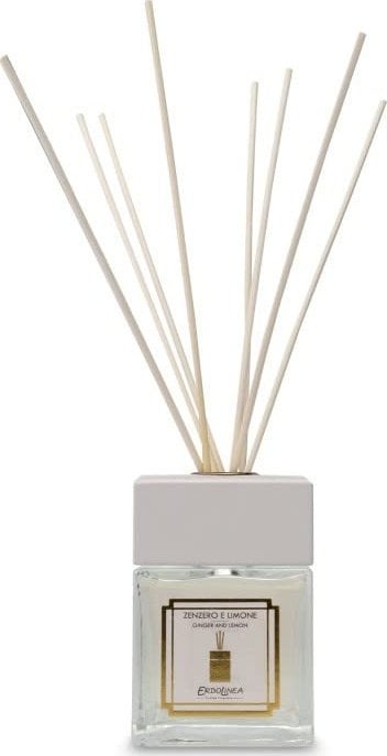 Dyfuzor zapachowy Aromika Erbolinea Kvapas namams su lazdelėmis Zenzero E Limone, 100 ml ERBAMBLIMON100