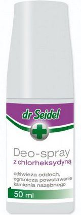 Dr Seidel Deo-Spray z chlorheksydyną - higiena jamy ustnej 50ml